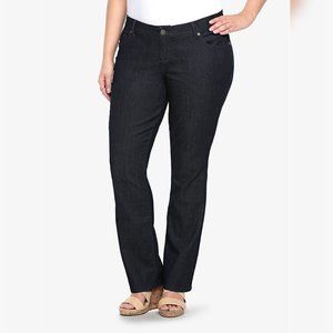 Torrid Dark Rinse Barely Boot Jeans w/Flap Pockets